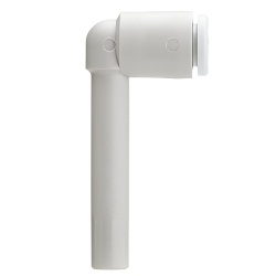 10-KQ2W, Coude enfichable allongé, raccord instantané