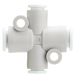 Croix de diamètre différent 10-KQ2TX, raccord instantané