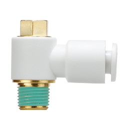 Raccords à visser / Connecteur Push In / Non propagateur de la flamme / Série KR-W2 avec raccord universel KRV-W2