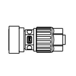 Raccords en fluoropolymère / Raccords de tuyauterie en fluoropolymère / Série LQ3 / Filetage femelle / Taille métrique