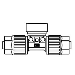 LQ3B-F, Raccord spécial, haute pureté, type évasé, raccord fileté, métrique