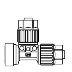 LQ3R-F, Raccord spécial, haute pureté, type évasé, raccord fileté, pouce