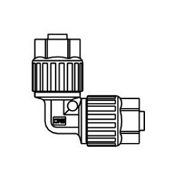 LQ3E, Raccord spécial, haute pureté, type évasé, connexion de tube, métrique