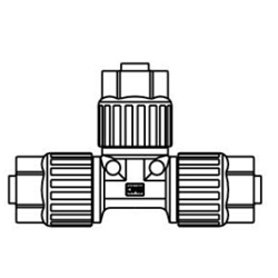 LQ3T, Raccord spécial, haute pureté, type évasé, connexion de tube, métrique
