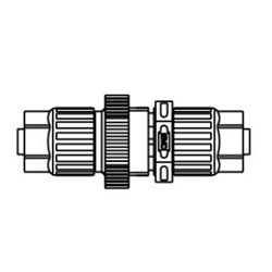 Raccords en fluoropolymère / Raccords de tuyauterie en fluoropolymère / Série LQ3 / Raccord pour montage sur panneau / Taille métrique