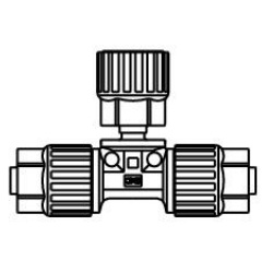 LQ3T-SB, Raccord spécialisé, haute pureté, type évasé, gain de place, connexion de tube, métrique