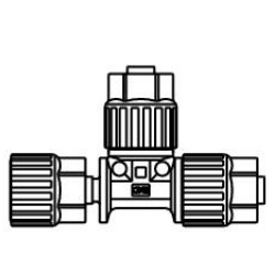 LQ3T-SR, Raccord spécialisé, haute pureté, type évasé, gain de place, connexion de tube, métrique