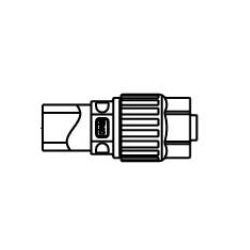Raccords en fluoropolymère / Raccords de tuyauterie en fluoropolymère / Série LQ3 / Adaptateur droit / Taille en pouces