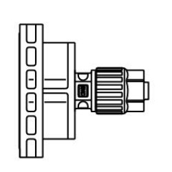 LQ3F, Raccord spécial, haute pureté, type évasé, raccordement de tube, bride union, métrique