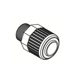 LQHB, Diamètre métrique du connecteur traversant en fluoropolymère