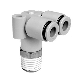 KGLU, Raccord instantané, acier inoxydable 303, connecteur de dérivation mâle
