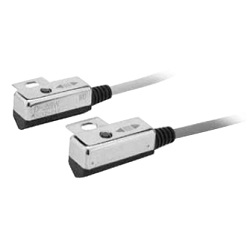 Commutateur automatique à semi-conducteurs de type indication bicolore, Montage tirant, D-H7NW / D-H7PW / D-H7BW