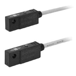 Commutateur automatique à semi-conducteurs de type indication bicolore, Montage collier, D-H7NW / D-H7PW / D-H7BW