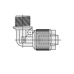 Raccords de tuyauterie en fluoropolymère raccord hyper raccord série LQ1 peu encombrant