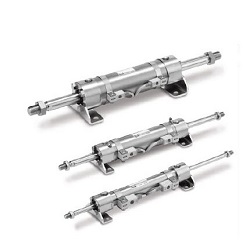 Vérins inoxydables type standard, double effet, double tige, Série CG5W/S