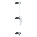 Serrure en plaque de butée 3 points en acier inoxydable, AC-1025-SA