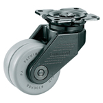 Roulettes pivotantes doubles pour charges extra-lourdes sans butée K-100X