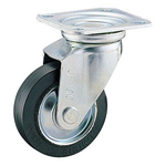 Roulette pivotante large pressée sans butée K-50
