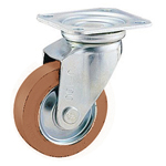 Roulette pivotante large pressée sans butée K-52