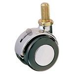 Roulettes pivotantes avec double roue et vis avec butée K-200MYNS