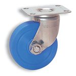 Roulettes pivotantes pressées en acier inoxydable sans butée K-1304G