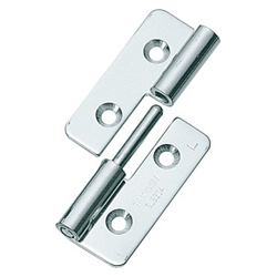 Charnières amovibles / lamelles coniques / roulées / acier inoxydable / poli miroir / B-1075 / TAKIGen