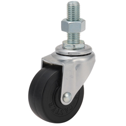 Roulette pivotante à vis longue sans butée K-420EA