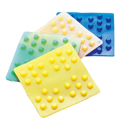 Tapis anti-vibrations  / à picots / amortisseurs pour appareils / découpables / silicone / SN / TAICA