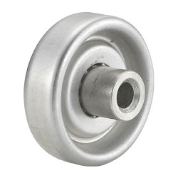 Roue unique pour convoyeur à roues, roue en aluminium, diamètre 38mm