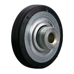 Roue unique pour convoyeur à roues, roue à garniture en caoutchouc, diamètre : 40mm