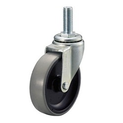 Roulette en uréthane type à visser, pivotante