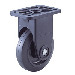 Roulette silencieuse, roue en nylon, roue en caoutchouc, fixe