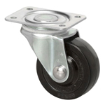 Roues en caoutchouc synthétique à palier à rouleaux chargé, modèle à rail 100s de niveau standard (roulette d'emballage)