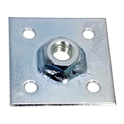 Écrou avec plaque