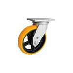 Roue pivotante, roulette en uréthane de grande dureté pour charges lourdes (modèle SDUJ)