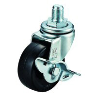 Roulette pivotante LT-S, modèle à visser (avec butées)