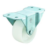 Roulette pivotante MR, modèle plat