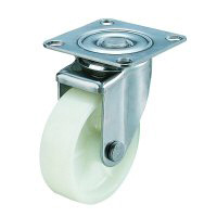 Roulette pivotante SUS-SJ, modèle plat