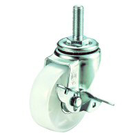 Roulette pivotante ST-S, modèle à visser (avec butées)