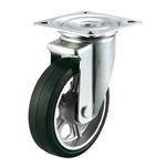 Roulette pivotante PMS, modèle plat