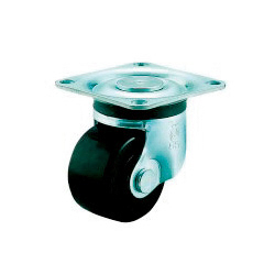 Roulette pivotante HG, modèle plat