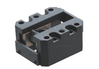 Coulisseau compact pour éjecteur oblique / sans entretien / diamètre de logement, angle de marche configurable / réglable