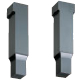 Poinçons de découpe en blocs / tête simple, double déport / TiCN
