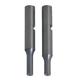 Poinçon cylindrique épaulé / sans tête / suspension latérale du poinçon / alésage pneumatique / TiCN / VHM