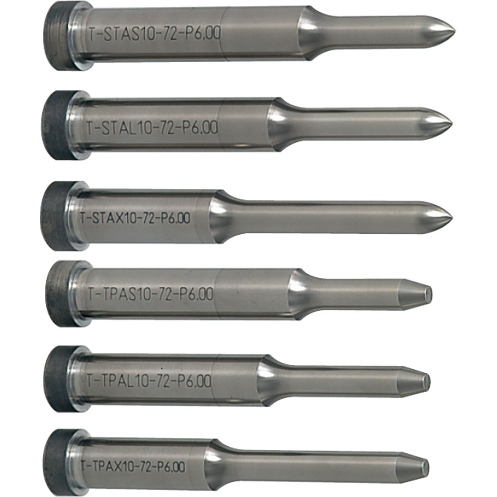 Poinçons pilotes / tête cylindrique / déportée / côté immersion au choix / Dicoat